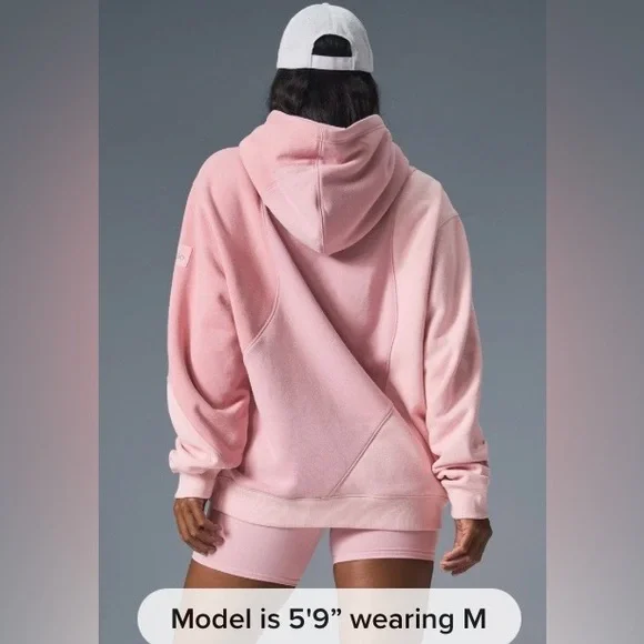 Alo yoga make wave hoodie Sunset Pink Tonal medium - Picture 2 of 13